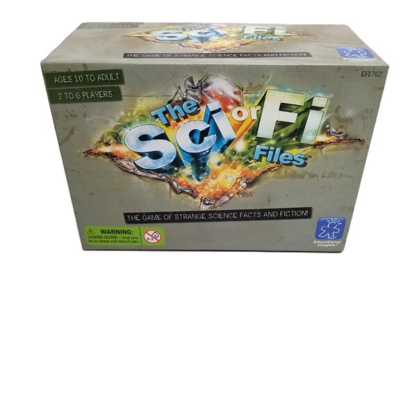 Educational Insights Sci Fi Files Science Fact Fiction Card Game STEM Learning - Picture 2 of 12